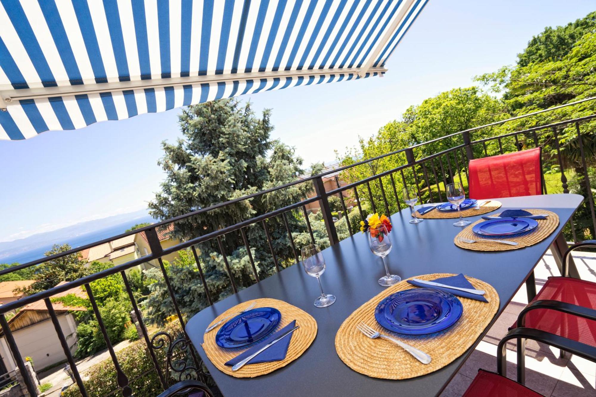 Riviera Blue Apartments With Seaview, Private Whirlpools And Parking Near Opatija Opric Exterior photo